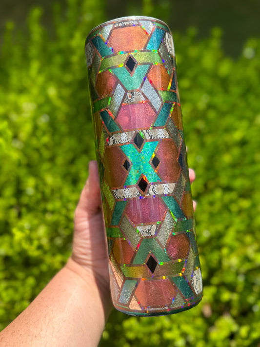 30oz Snakeskin Template