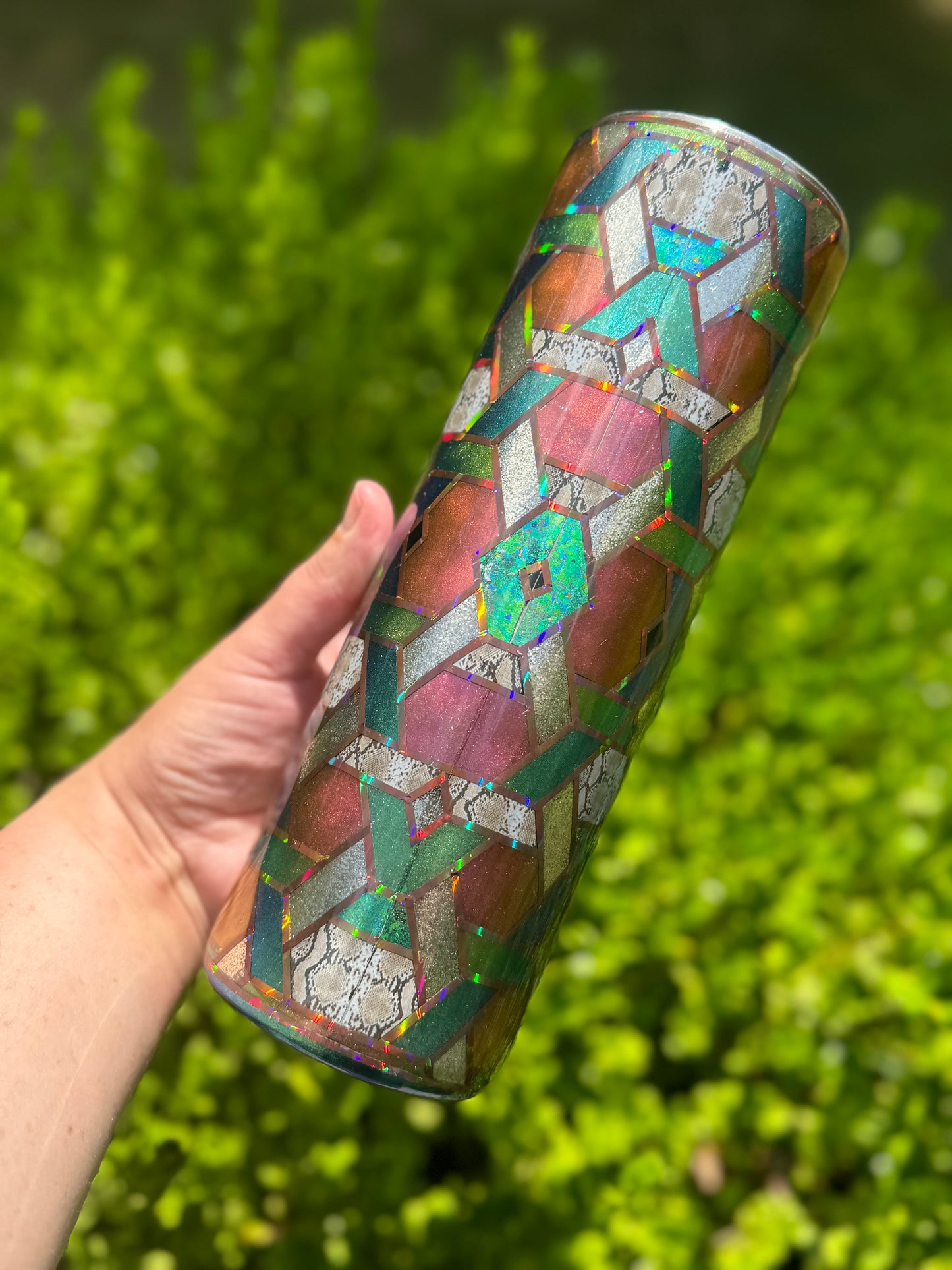 30oz Snakeskin Template