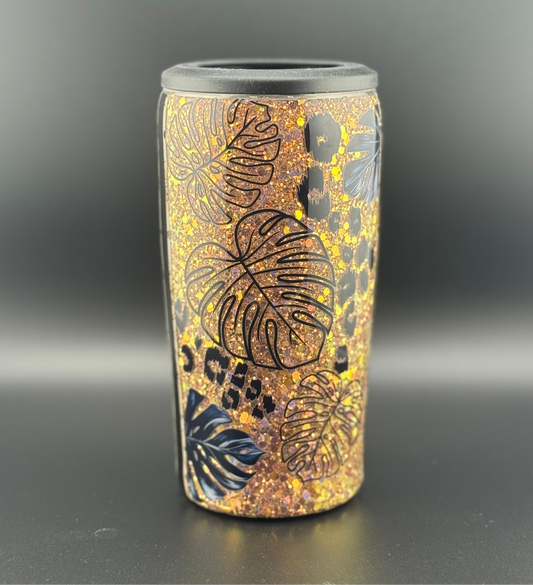 Monstera braid {RTS} 14oz 4n1 can cooler