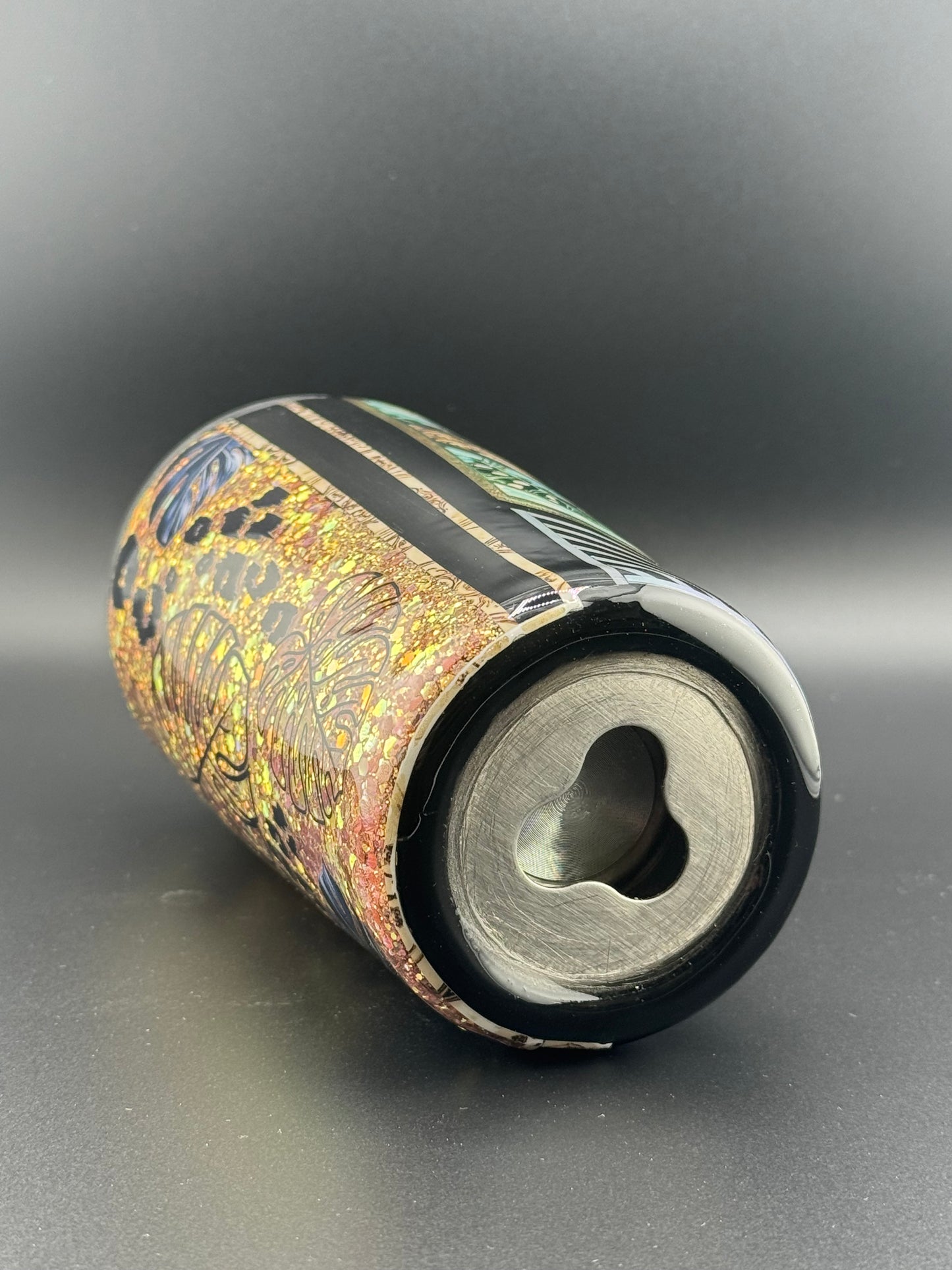 Monstera braid {RTS} 14oz 4n1 can cooler